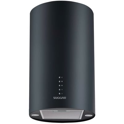 Coifa de Ilha Suggar Quartzo 35Cm Preta 110V TP3521PT