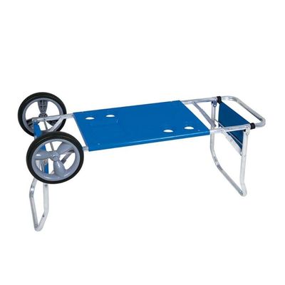 Carrinho De Praia Mesa Cadeiras Guarda-sol 15 Kg Mor azul Azul