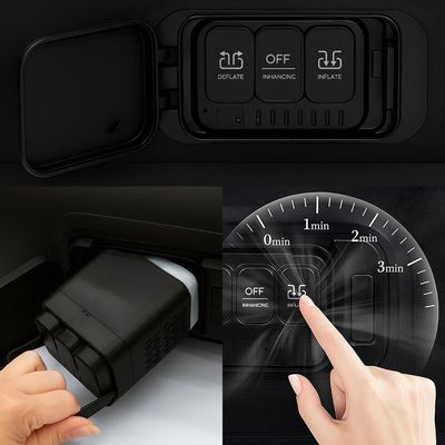 Colchão Inflável Solteiro Dura Tech Elevado Com Bomba Lítio Usb Vg Plus Preto