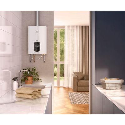 Aquecedor de Água a Gás Electrolux Exaustão Forçada 16L GN Digital Experience com CO Sensor (H16BN) Bivolt