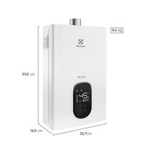 Aquecedor de Água a Gás Electrolux Exaustão Forçada 16L GN Digital Experience com CO Sensor (H16BN)