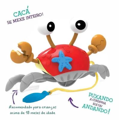 Caranguejo Cacá Mexe Perninhas - Elka