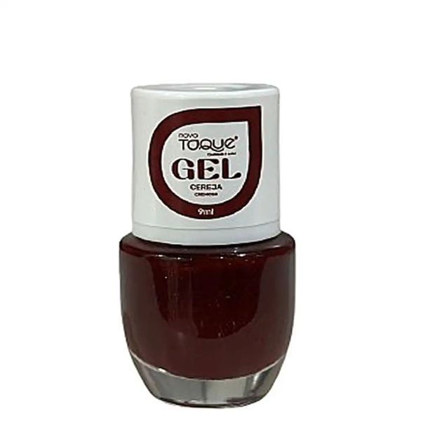 Esmalte Novo Toque Efeito em Gel Cereja Cremoso 9ml