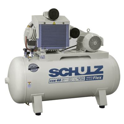 Compressor Schulz CSW 40 Flex 420 Lts 120 Lbs 10 cv 220v Trif Isento Óleo