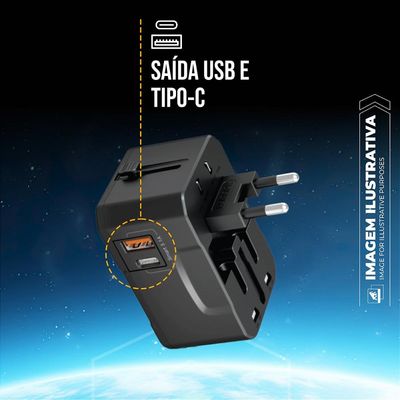 Carregador turbo Universal Power Delivery