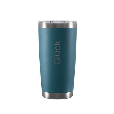 Copo Térmico Cerveja Lucky 591ml Inox Porsche Blue Gluck