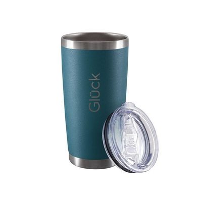 Copo Térmico Cerveja Lucky 591ml Inox Porsche Blue Gluck