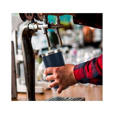 Copo Térmico Cerveja Lucky 591ml Inox Porsche Blue Gluck