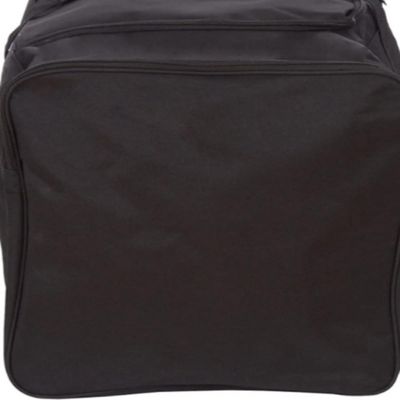 Bolsa Mala Viagem Gigante Sacola Sacoleira Compras Mudança Sacolão Grande Alça Zíper Preta