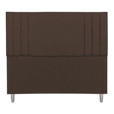 Cabeceira Solteiro 0,90m Viena Suede Cor: Marrom