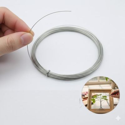 Rolo Arame Galvanizado N°22 Fio Cerca Liso Fino 1kg 325m Zincado Bijuteria Artesanato Casa ível