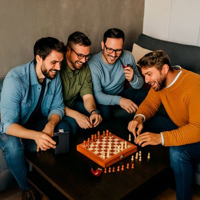Kit Porta Bebida Xadrez Cantil Cachimbo Elegante Maleta - Estilo, Clássico e Utilidade