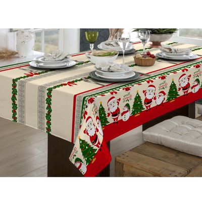Toalha Mesa Redonda Bella Mesa 140cm Natal Sortido Raner