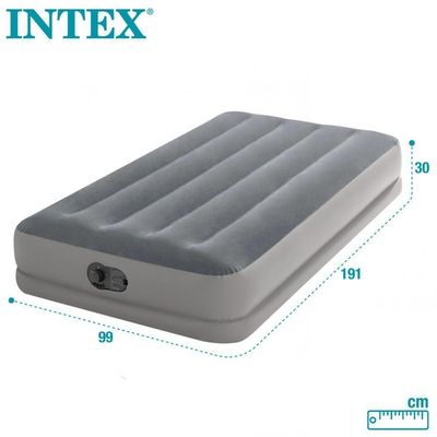 Colchão Inflável Solteiro Dura Beam Prestige Standard Bomba Usb Intex