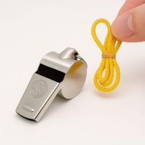 Apito Profissional De Metal Com Cordão Para Árbitros Treinadores Escolas Esportes Recreação Cinza