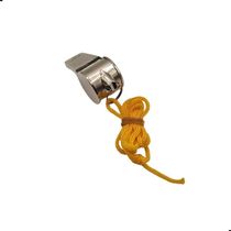 Apito Profissional De Metal Com Cordão Para Árbitros Treinadores Escolas Esportes Recreação Cinza