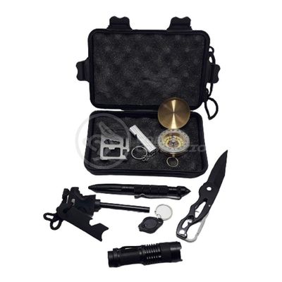 Conjunto Brillante Led Camping Kit De Sobrevivência Acampar