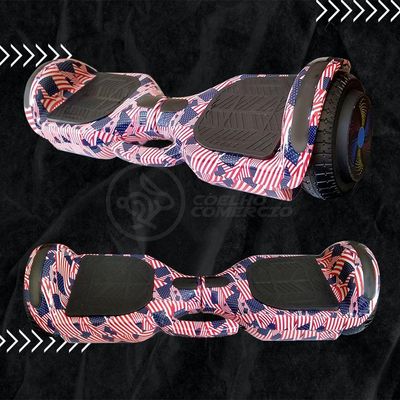 Esporte Skate Elétrico Adesivo America - Usa Nº16