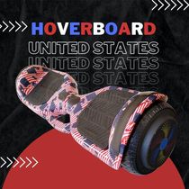Esporte Skate Elétrico Adesivo America - Usa