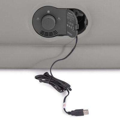 Colchão Inflável Solteiro Dura Beam Prestige Azul Standard 136kg Bomba Usb Intex