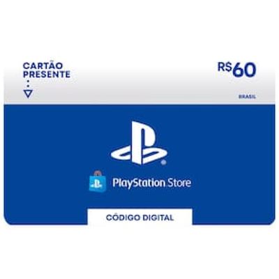 Cartão Presente Digital PlayStation - R$60