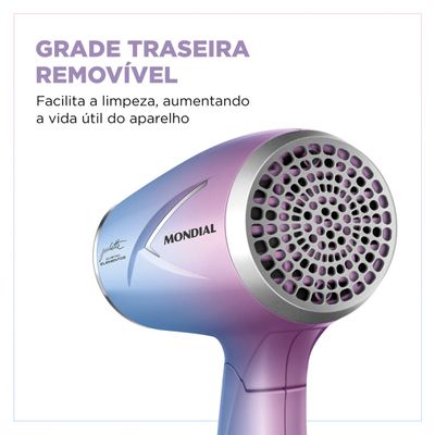 Secador de Cabelo Travel Qu4tro Elementos By Juliette Mondial SCT-JU-03 BIV