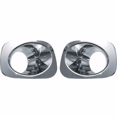 Aplique Cromado Moldura do Farol Auxiliar de Milha Fiat Uno Evo 2011 à 2015 Par