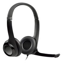 Headset Gamer USB Logitech Preto H390 Com Microfone Flexível