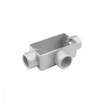 Condulete fixo 1.1/4" tipo "T" - com tampa / sem rosca / sem pintura