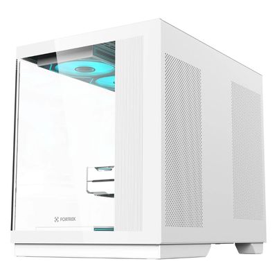 Gabinete Gamer Aquario Clarity Max Branco Fortrek Até 9 Fan