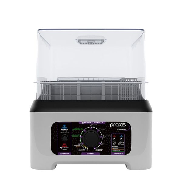 Lava Louças Portátil Semi Automática Praxis Branco / 110v
