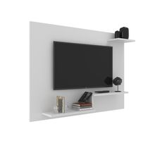 Painel Para Tv Até 42" Polegadas Denver Com Prateleira Branco J Carvalho