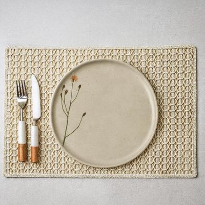 Jogo de Pratos Rasos e Fundos 8 Peças Porto Brasil Cerâmica Stoneware Decorada