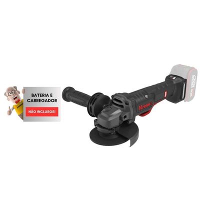 Esmerilhadeira Angular Kress 20v 115-125mm Kuh04.91 – Potente E Resistente