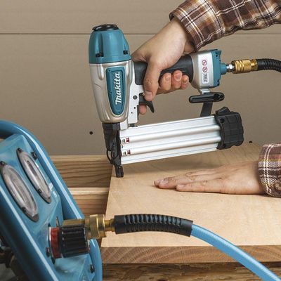 Pinador Pneumático Pino F 15-50mm Makita Af506 Com Ajuste De Profundidade