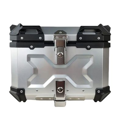 Baú Moto Traseiro 55 Litros Universal Antirroubo Aluminio Tronos