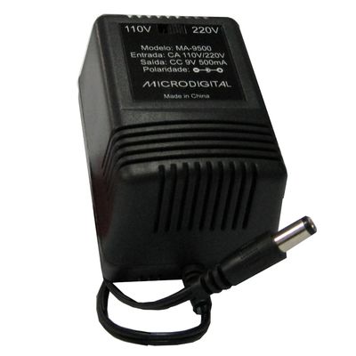 Fonte de Alimentação Bivolt 9v 0,5a MA 9500 Microdigital