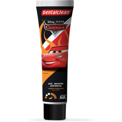 GEL DENTAL INFANTIL CARROS - MORANGO - 50G - DENTALCLEAN