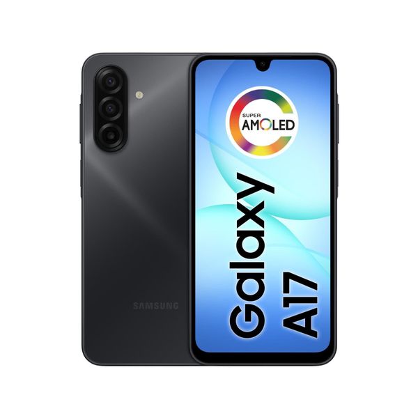 Celular Samsung Galaxy A17 4G Tela 6.7" 128GB Super AMOLED Câmera Tripla 50MP Preto