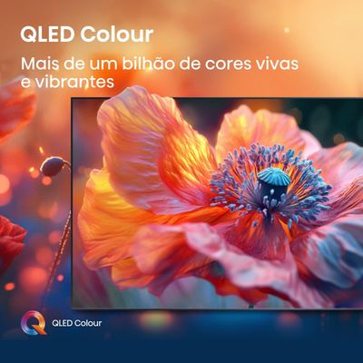 Smart TV 50 4K Hisense 50Q6QV QLED HDR10 Dolby Atmos Vidaa U9 Preto