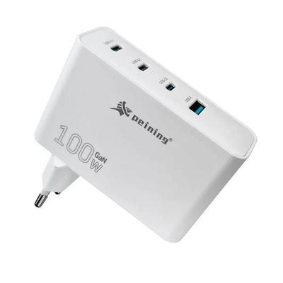 Carregador Ultra Turbo 100w Fast GaN Compativel: iPhone 15, Notebooks Baterias PPS, Drones