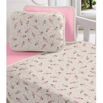 Jogo Cama Baby Estampado Vivaldi Rosa