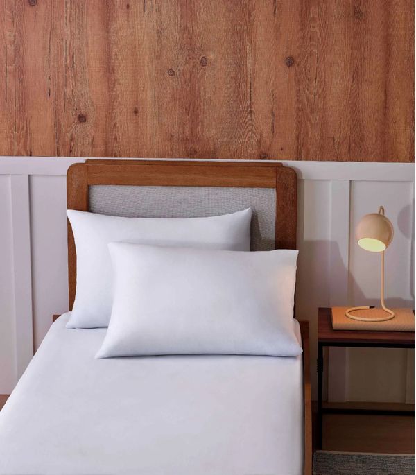 Jogo De Cama Solteiro Malha 2 Peças Liso Vivaldi Branco UN / Branco