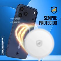 Capa para iPhone 17 Pro - Crystal Slim Magsafe - NÃO AMARELA - Azul - Gshield