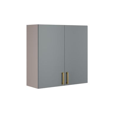 Cozinha Completa Itatiaia Essence 200cm Com Nicho Em Madeira Fendi-gris