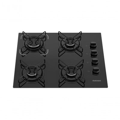 Cooktop Itatiaia Essencial 4 Bocas Preto Bivolt