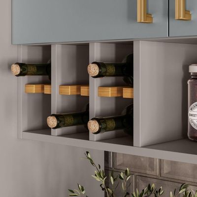 Cozinha Completa Itatiaia Essence 5 Peças Fendi E Gris