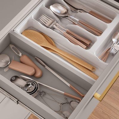Cozinha Completa Itatiaia Essence 5 Peças Fendi E Gris