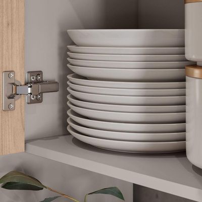 Cozinha Completa Itatiaia Essence 5 Peças Fendi E Gris