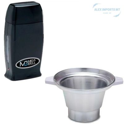 Termocera Panela 900G com Refil E Aquecedor Rollon Depilador